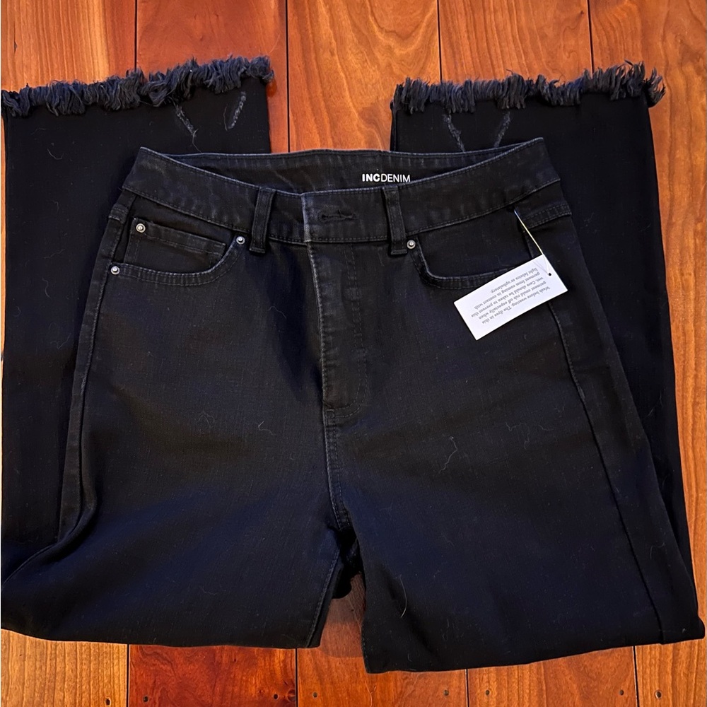 Today Only Sale!! INC International Concepts Dark Denim Straight Leg Jeans